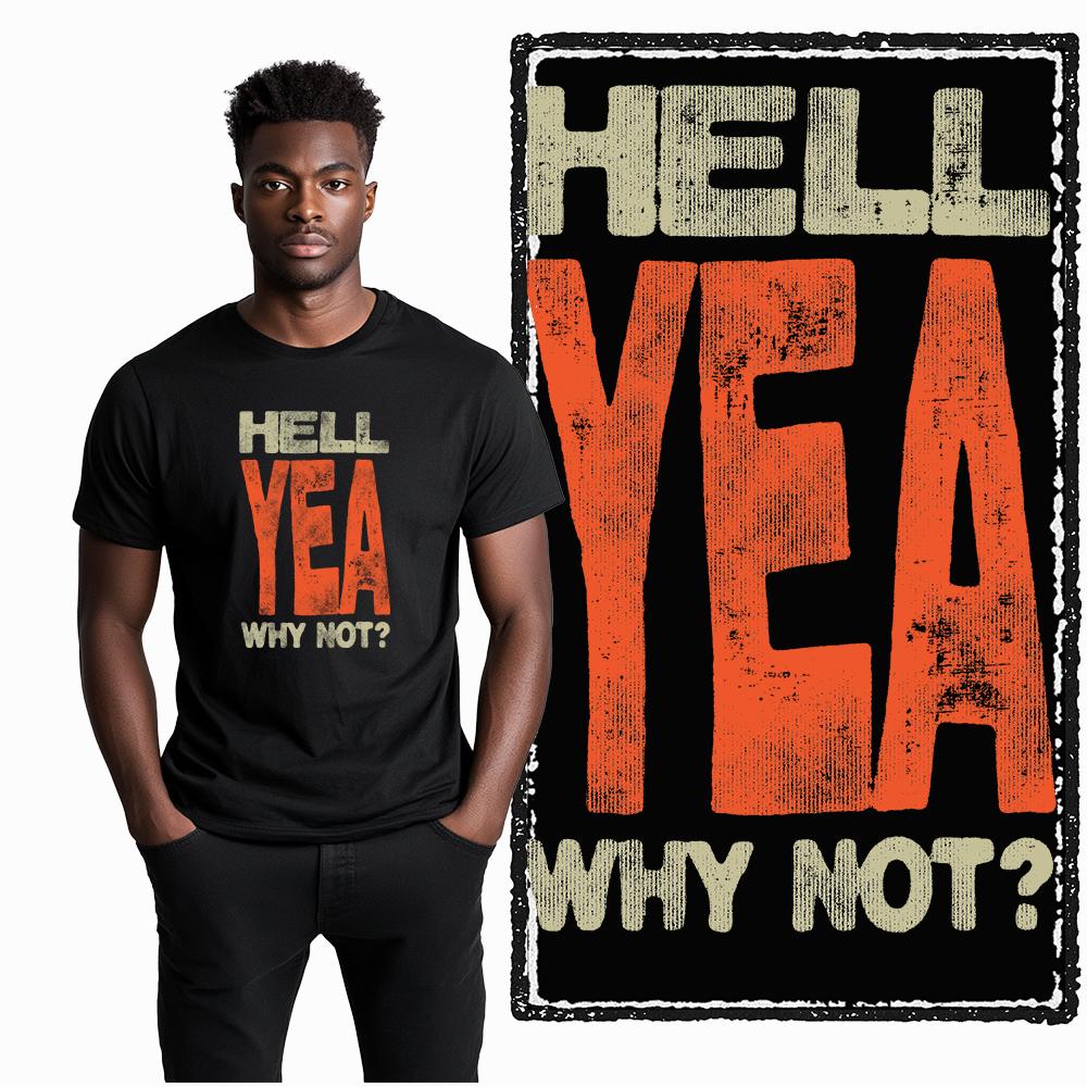 Футболка Coolmind X0074 Hell Yeah Attitude Hellfire Spirit с графическим принтом, эксклюзивная мужская футболка из хлопка, уличная одежда, футболка для мужчин.