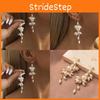 Fashionable 2023 Gold Plated Geometric Tassel Earrings With Pearl For Women