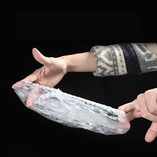 Одноразовые пластиковые чаши для ПК, прозрачные эластичные крышки для рта, защищающие от насекомых и пыли