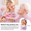 Открытка-раскладушка ко Дню матери с цветами 3D Pop Up Happy Mother's Day