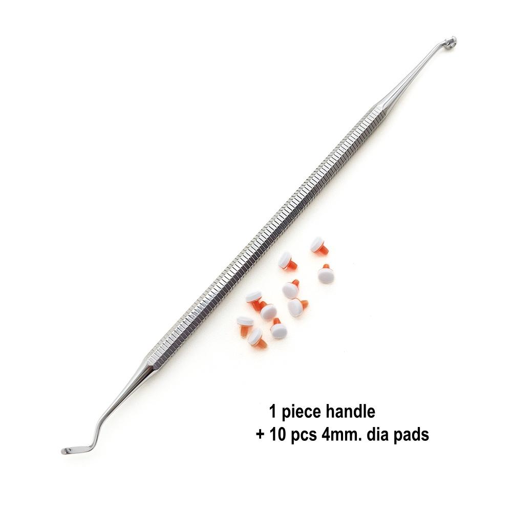 Инструмент для моделирования стоматологических композитных смол Шпатель для заполнения Ручка для смешивания Подушечки из пеноматериала L/S Ассортимент Набор инструментов Подушечки для лепки