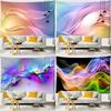 Colorful Line Pattern Decoration Bedroom Living Room Tapestry Home Wall Decoration Tapestry