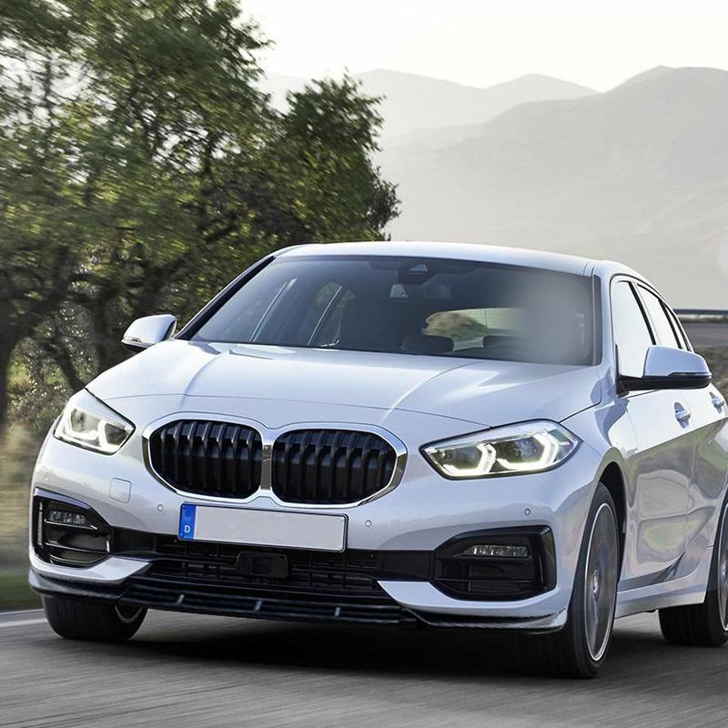 2019 To Up For BMW 1 Series F40 MP Style Front Bumper Lip Splitter Spoiler Protector By ABS High Quality ABS Carbon Look