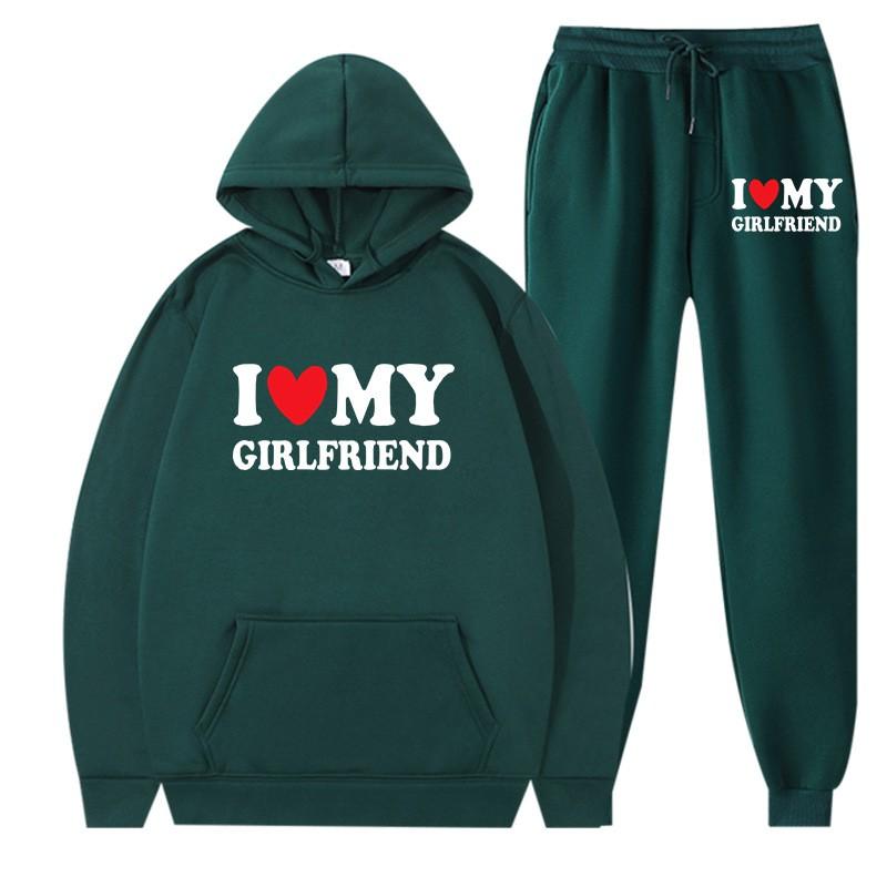 Unisex Oversized Hoodie Sweatshirt With Love Print Teens Casual Fall Winter Wear