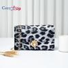 Cozy Up Chain Bag Women's Retro Printed Leopard Print Crossbody Small Square Bag