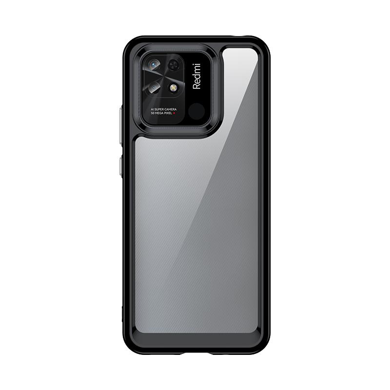 Для Poco C40 Чехол Чехол Xiaomi Poco C40 Capas Противоударный Бронированный Бампер Задняя Прозрачная Цветная Прозрачная Для Fundas Poco C40 Чехол
