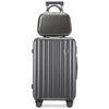 Stylish Japanese Suitcase: Durable, Universal-Wheel Trolley for Men & Women, Leather Finish, Perfect for Students.