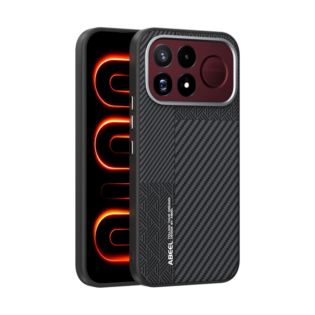 Магнитный чехол для телефона с текстурой кевлара и карбона для Xiaomi Poco F9 Ultra F8 Pro K100 Pro MAX, жесткий, ударопрочный, защитный от царапин