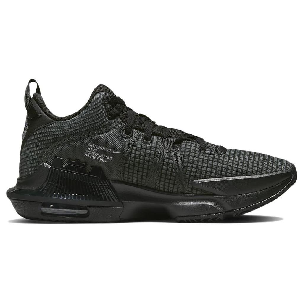 Nike LeBron Witness 7 черные антрацитовые мужские кроссовки DM1123-004