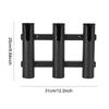 3 Tubes Link Fishing Rod Holder Bracket Boat Rod Holders Plastic Fishing Rod Racks for Boat Garage Cooler Trailer