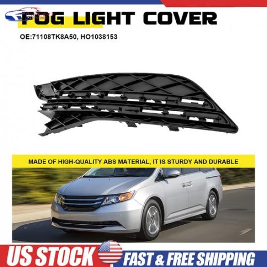 Front Left Fog Light Lamp Cover Bezel Fits 2014-2017 Honda Odyssey Driver Side