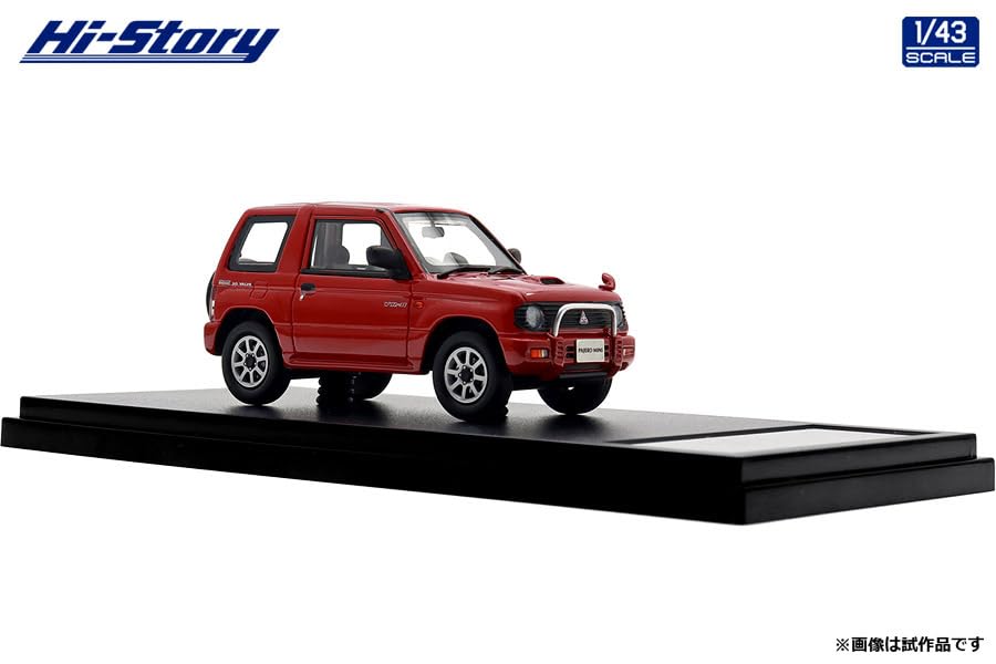 Hi Story Mitsubishi Pajero MINI Monaco Red Готовый продукт 1/43 VR-II (1994)