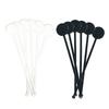 Упаковка из 100 палочек Swizzle Stick с круглым наконечником для смешивания напитков, прозрачные пластиковые палочки для размешивания кофе, палочки для размешивания коктейлей