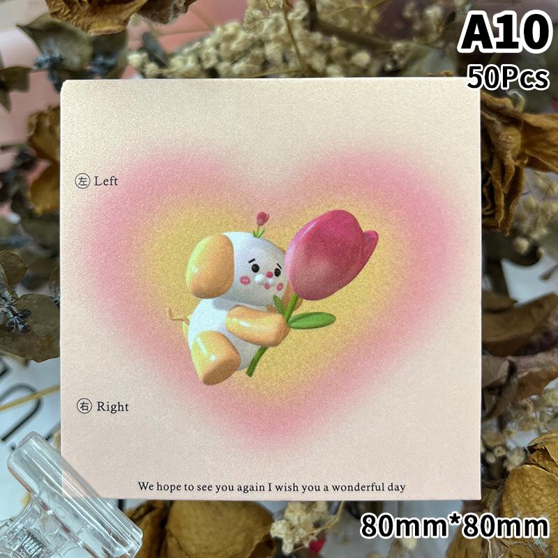 50 шт. Картонные карточки для накладных ногтей 6,5X6,5 см 8X8 см, мультяшный узор, дисплей для нейл-арта, фотореквизит, карточка, типсы для накладных ногтей, маникюр