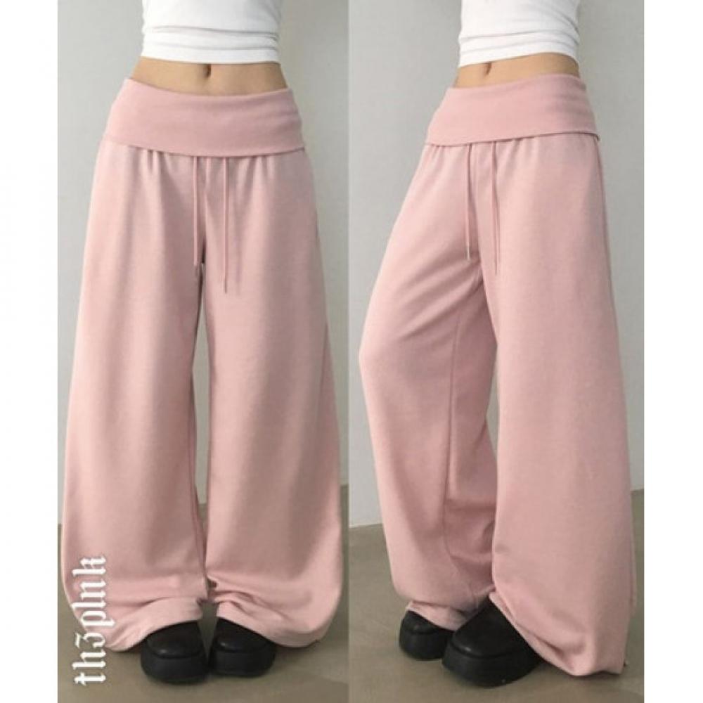 The Pink Men Melvin Folding Banding Wide Training Pants