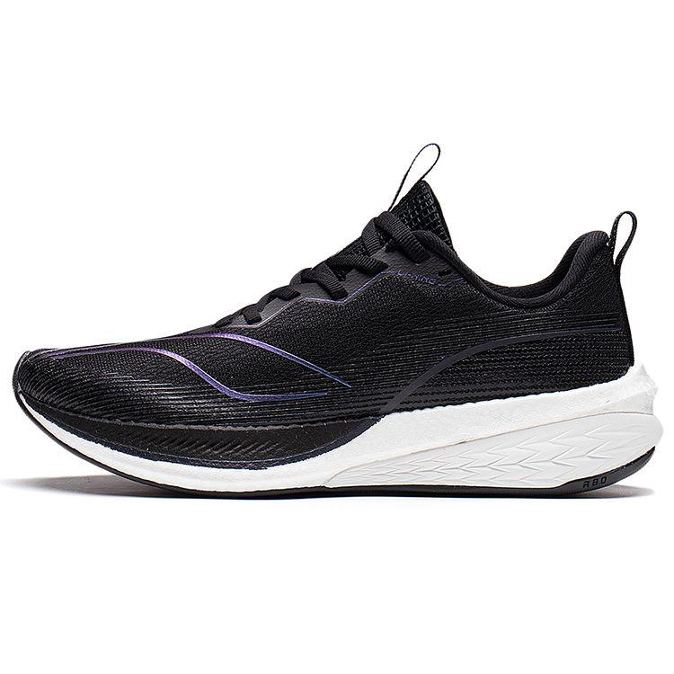 Li Ning Red Rabbit 6 Pro Casual Mesh Shock Absorption Non-Slip Wear-Resistant Low-Top Running Shoes Women Sneaker Black ARMT014-2