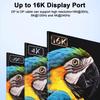 Poyiccot 16K DisplayPort 80 Гбит/с Пропускная способность Сертифицированный DP80 Кабель-удлинитель DisplayPort DP Male-Male с поддержкой HDCP для 60 см 2.1 Кабель,