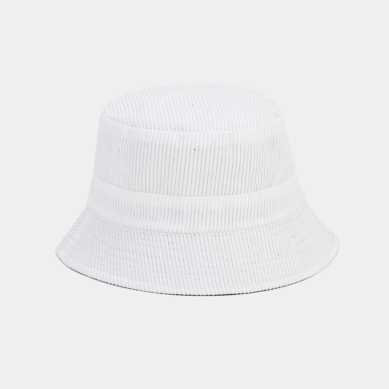 Унисекс двусторонняя вельветовая панама: Модная осенне-зимняя шляпа от солнца, стройнящая фигуру