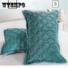 Crystal Velvet Pillowcase Quilted Thickened Warm Suede Flannel Short Plush Autumn and Winter Pillowcase