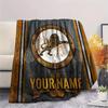 Custom Name Millwall F.C.2 Flannel Blanket, High quality Comfortable for All Seasons, Home Decor, Warmth and Comfort