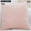 High-Quality 45*45CM Plush Pillow Case with Padded Layer for Cozy Home Decor