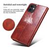 Luxury Retro Slim Leather Phone Wallet Case Stand For iPhone Xiaomi Redmi Huawei Samsung Google OnePlus Magnetic Card Flip Book Cover Bag