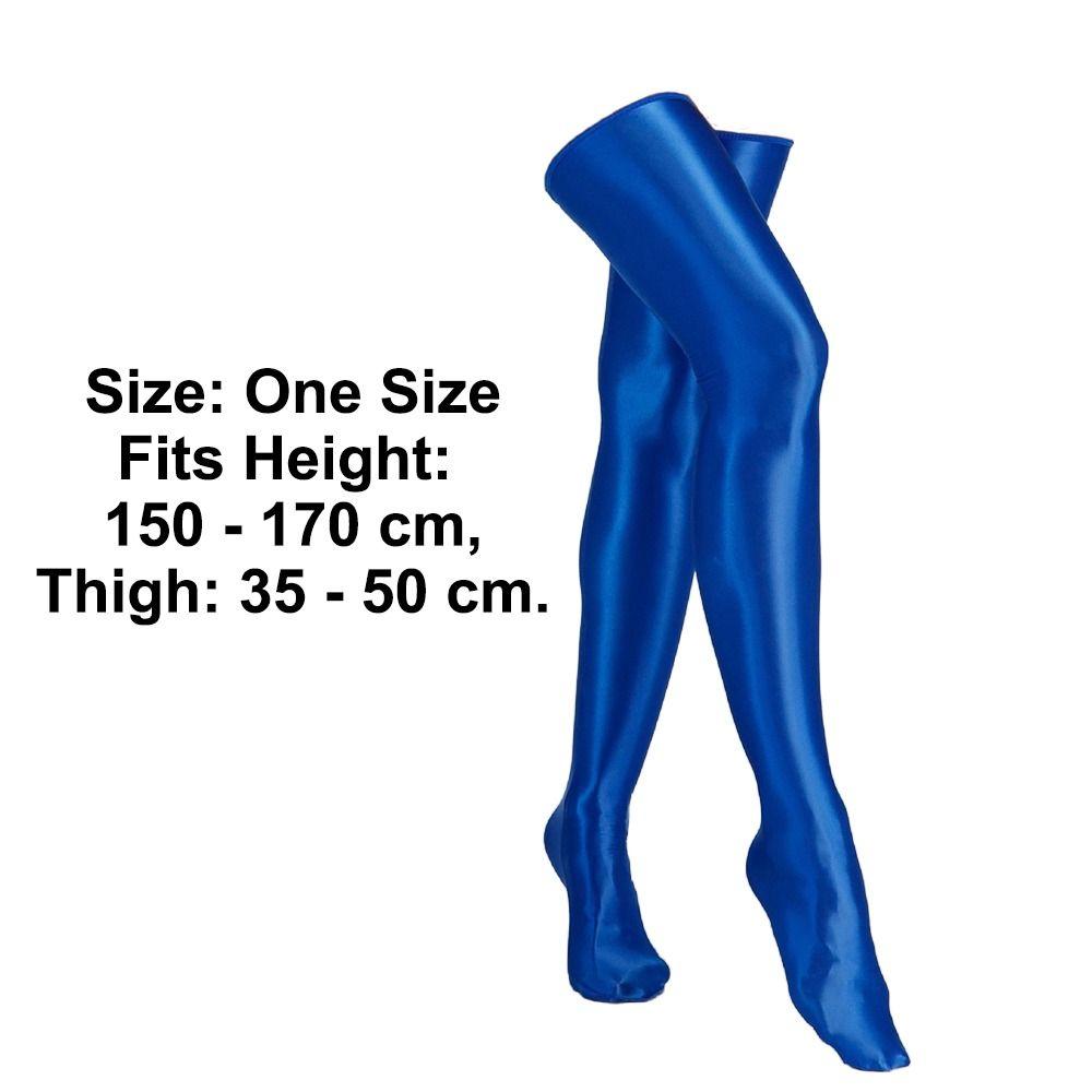 Чулки-гартеры до бедра, длиной до колена, длинные, сексуальные, до колена, модные, масляные носки, для косплея, pole dance