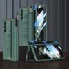 Магнитный держатель для ручек на петлях, браслет для Samsung Galaxy Z Fold 5, 4, 3, 5G, чехол с ремешком на запястье, стеклянная пленка, жесткий противоударный чехол