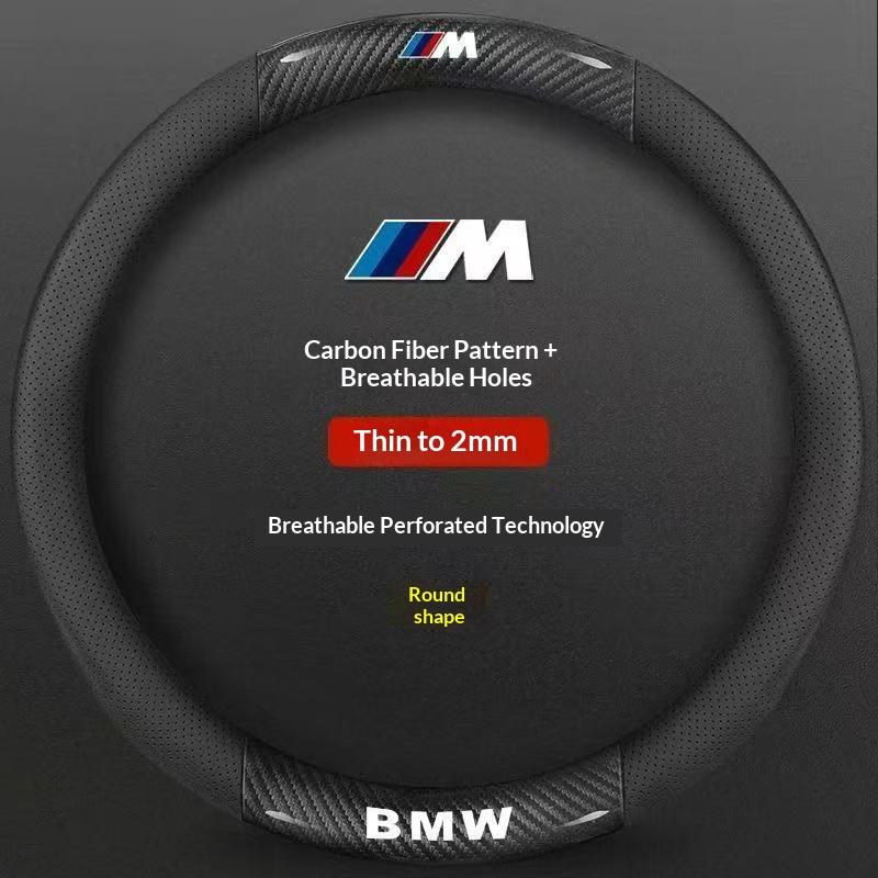 Автомобильная крышка рулевого колеса из углеродного волокна и замшевой кожи BMW M X1 X3 X5 X7 F01 F10 F15 F20 F25 F30 M2 M3 E39 E46 E60 E70 E90 G20 G30 gzhw17