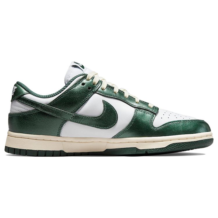Nike Dunk Low Женские Белые Pro Green Кокосовое Молоко DQ8580-100