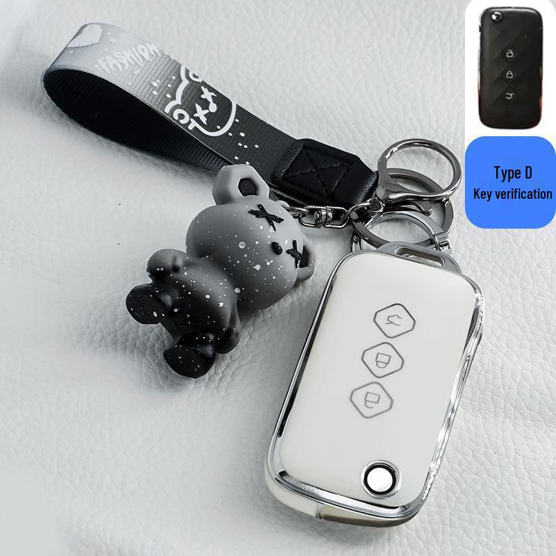 Key Case Shell for Wuling Hongguang MiniEV Macaron 2022 - GAMEBOY GB Design