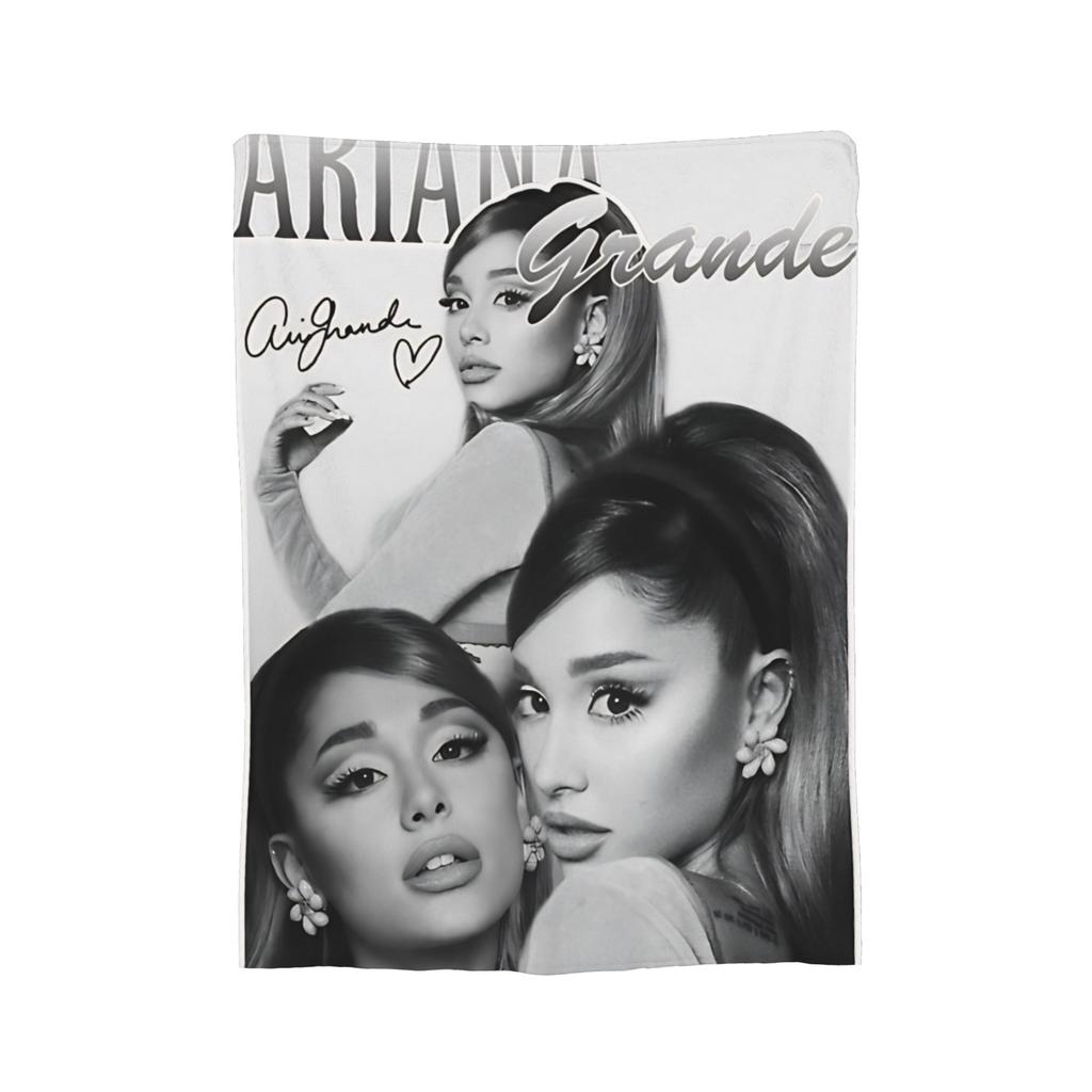 The Best Singer Ariana Blanket Fleece Summer Air Conditioning Grande Pop Music R&B Multifunction Ultra-Soft Throw Blanket Quilt