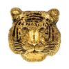 New Vintage Metal Tiger Face Head Brooch Pins For Women And Men Child Cute Accessories Animal Brooches Good Gift