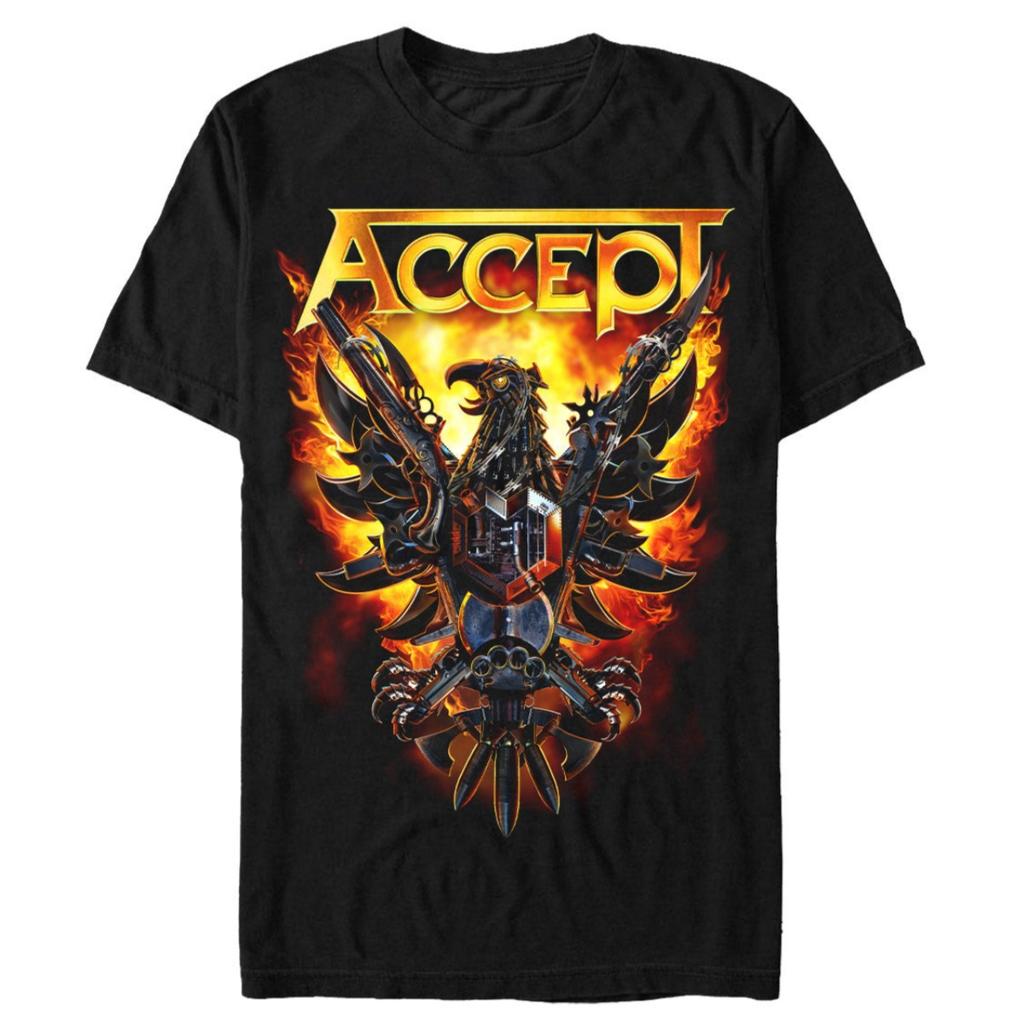 Hot Accept Cotton Band Shirt Unisex Summer Short Sleeve Fashion Brand Tee Luxury Casual Vintage