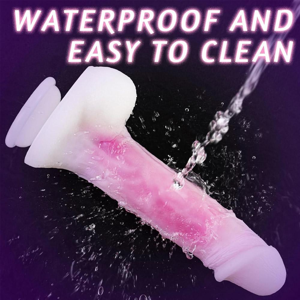 3 Push In Modes 10 Vibration Modes with Heated Vibration Dildo Vibrator Remote Control Dildo Vibrator, G-Spot Stimulation Female Sex Toys