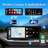 10.26' Экран CarPlay с 4K камерой и 1080P задним видом, Android Auto, Голосовое управление, GPS-навигация