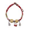 Pet Collar Japanese Style Anti-Flea Flexible Cartoon Pet Kitten Dogs Collar with Bell Pet Accessories