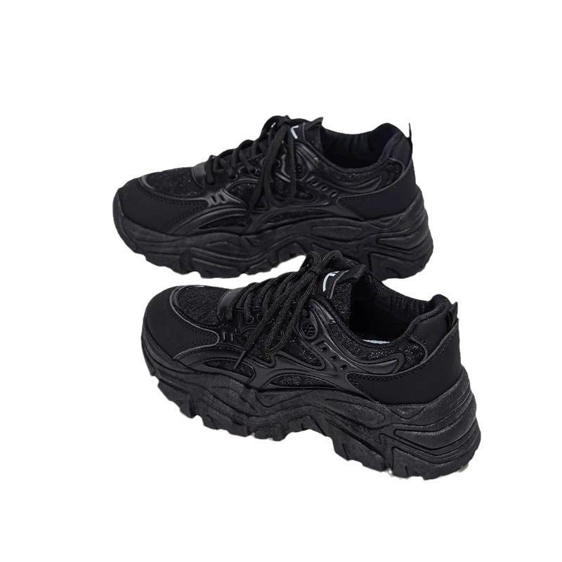 Женская обувь Ins All-Match Commute Platform Dad Shoes Женская весенняя новая обувь для отдыха, увеличивающая рост, кроссовки для женщин