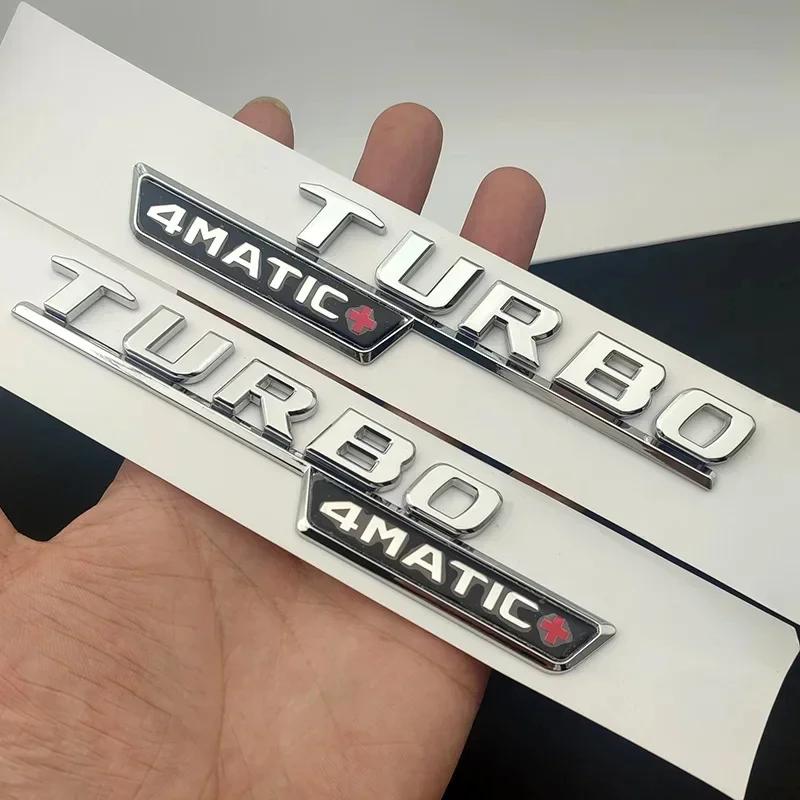 3D Letters CLA 45 S ABS Emblem TURBO 4matic for  Benz AMG Car Fender Trunk C117 C118 CLA45S Sticker Auto Accessories