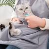 Adjustable Cat Holding Apron Elastic Pocket Pet Carrier Apron New Pet Grooming Smock  Cat Holding
