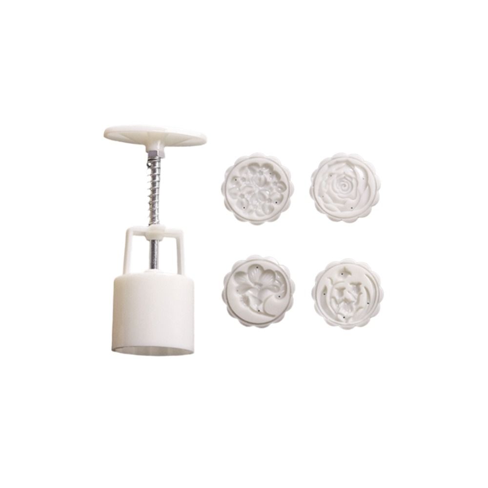 Mid Autumn Festival Moon Cake Mould 50g Plungers Pastry Tools Moon Cake Tool Hand Press Mold