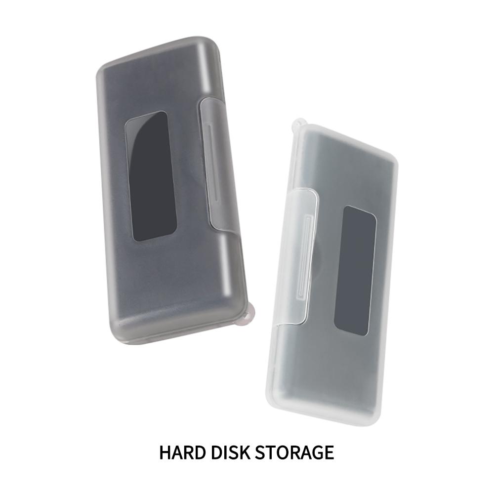 Пластиковый кейс для M.2 2280 SSD Антистатическая коробка для хранения Держатель памяти Защита Водонепроницаемая Коробка для хранения жестких дисков для 2 X M.2
