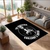 The Godfather Printed Crystal Velvet Area Rug, Soft Anti-Slip Water Absorbent Floor Mat for Living Room Bedroom