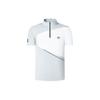 Мужская футболка-поло с коротким рукавом Color Block Golf Elite Knit, топы, туманно-серо-голубой A11M415101F-LB