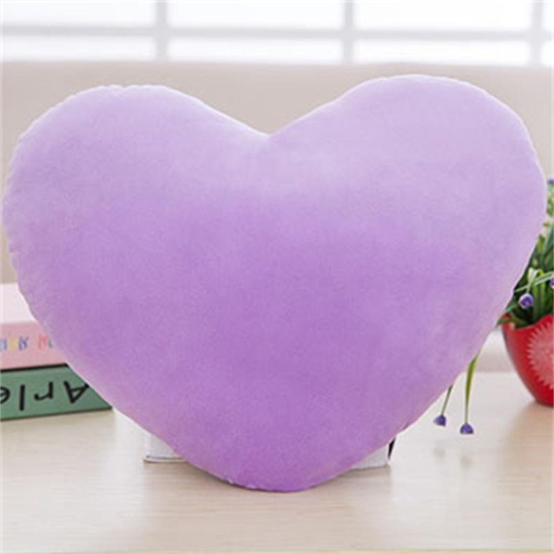 Cushion Toy Sofa Home Decorative Heart Shape Throw Pillow Stuffed Plush Doll