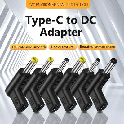 Адаптер 19 В PD Type-C гнездо к штекеру DC Универсальный ПВХ USB C PD к разъему питания DC Многофункциональный для планшета для электроинструментов