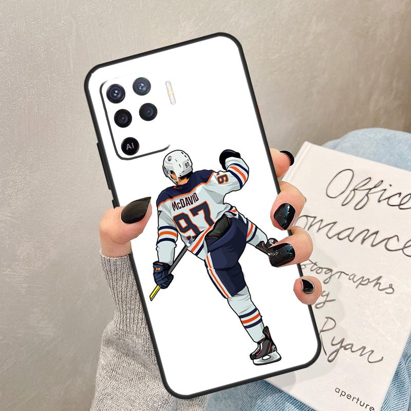 Hockey 97 Case For Oppo A54 A74 A94 A17 A57 A77 A76 A16 A96 A18 A60 A80 A40 A38 A58 A78 A98 A15 A5 Pro