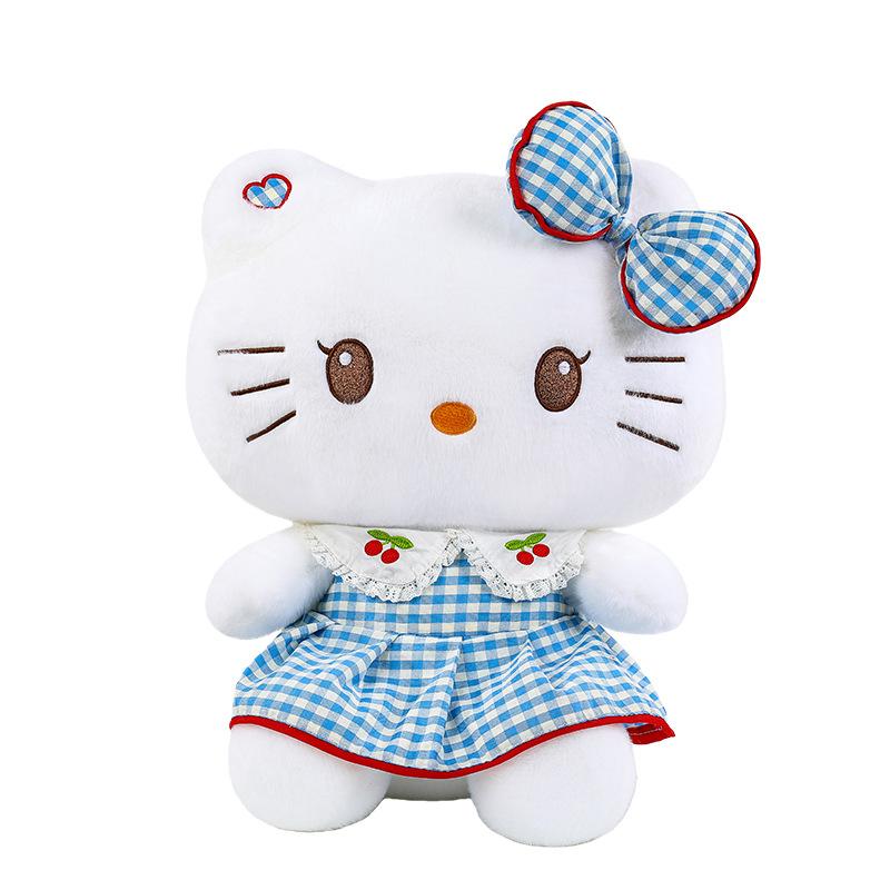 Plush toy Hello Kitty doll cute doll family ornament gift for girls