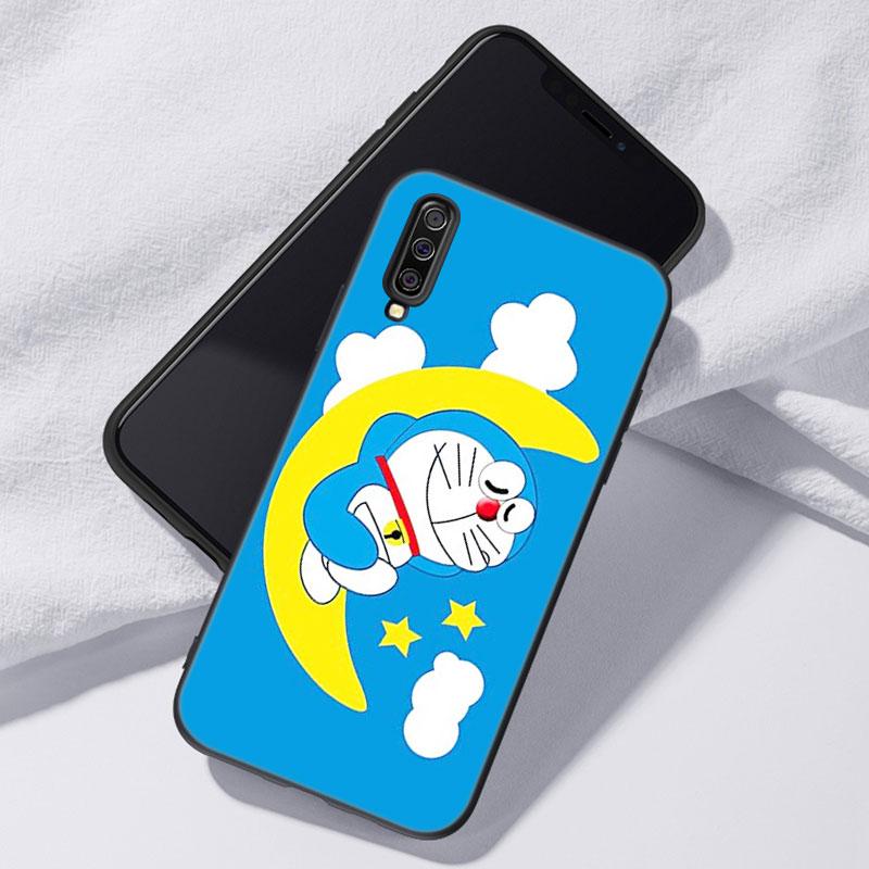 Милый чехол для телефона Doraemon Moon для Samsung Galaxy A12 A22 A31 A32 A50 A51 A70 A71 A72 A11 A21S A02S A10S A20S A30S A52 S 5G