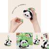 Adorable Plush Panda Keychain Accessory For Cute Bag Charm And Gift Idea